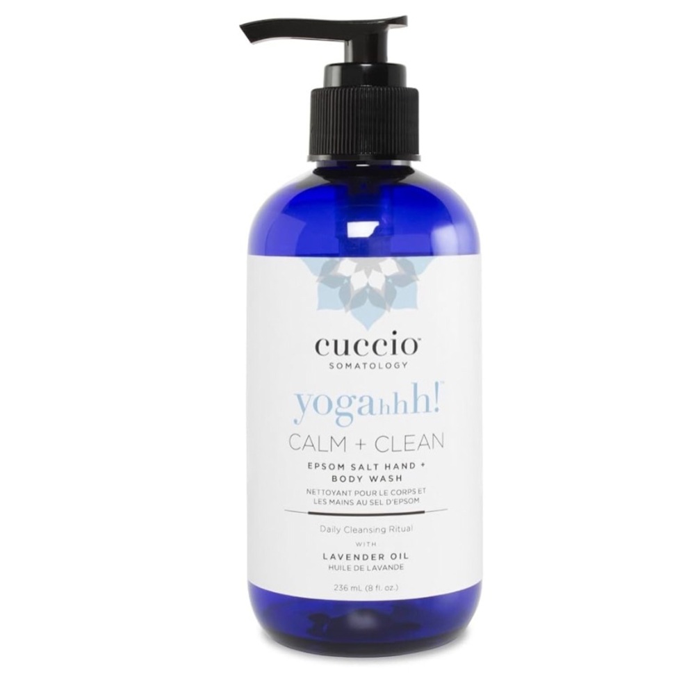 Cuccio somatology yoga calm & clean epsom saltโ hand body wash with lavender oil